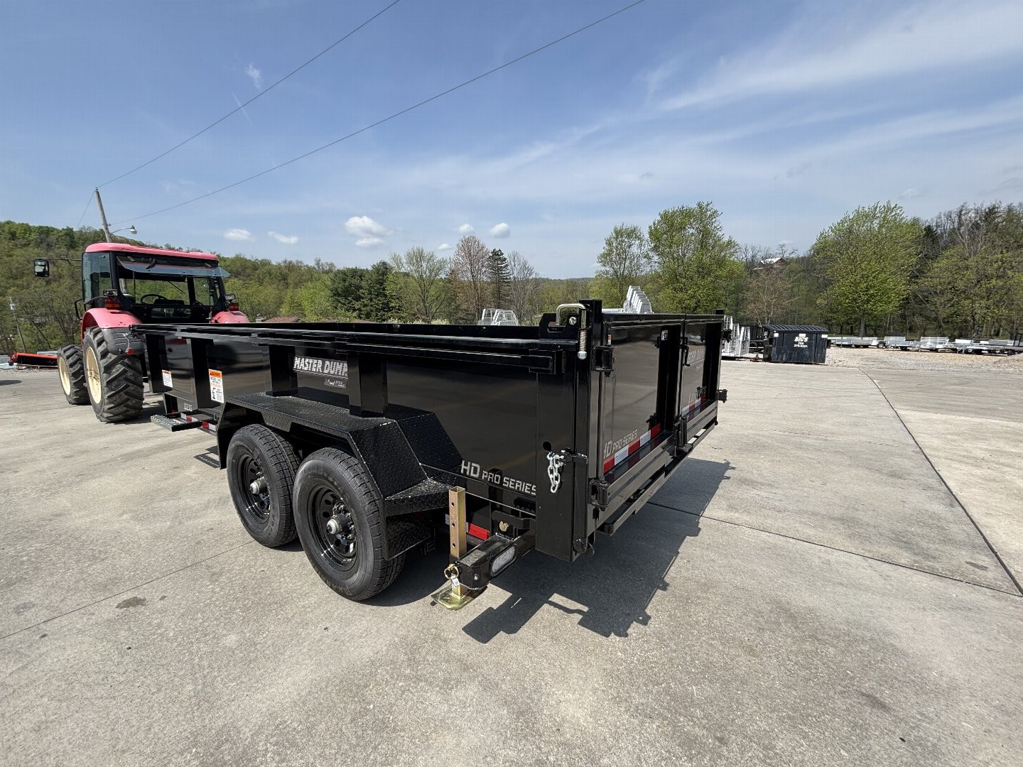 New 2025 Doolittle Trailers MD 82"X16' Dump Trailer w/ Wireless Remote - 14,000# GVWR