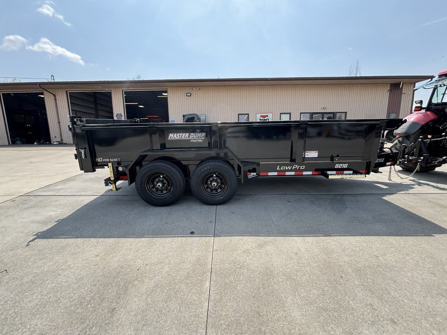 New 2025 Doolittle Trailers MD 82"X16' Dump Trailer w/ Wireless Remote - 14,000# GVWR