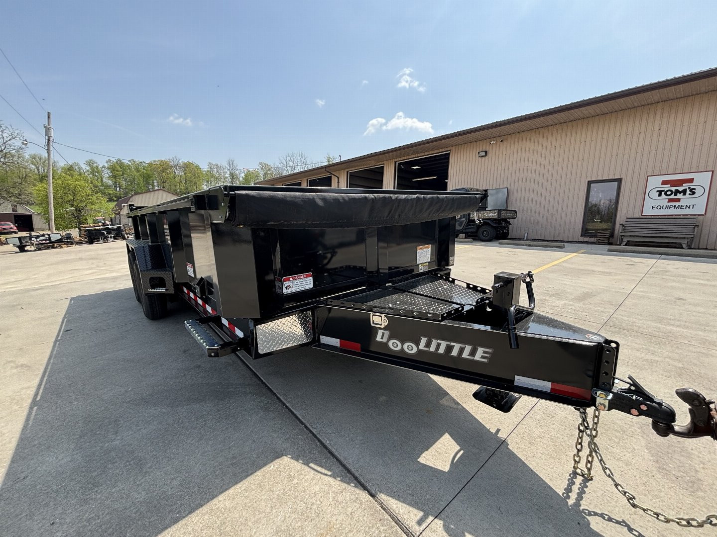 New 2025 Doolittle Trailers MD 82"X16' Dump Trailer w/ Wireless Remote - 14,000# GVWR