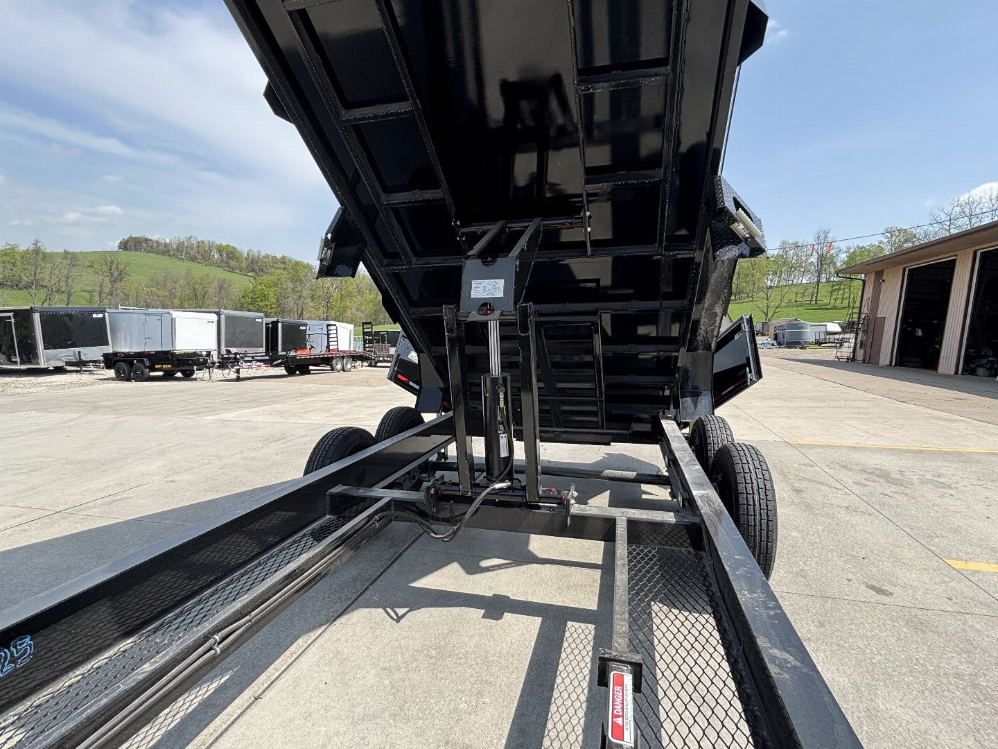 New 2025 Doolittle Trailers MD 82"X16' Dump Trailer w/ Wireless Remote - 14,000# GVWR