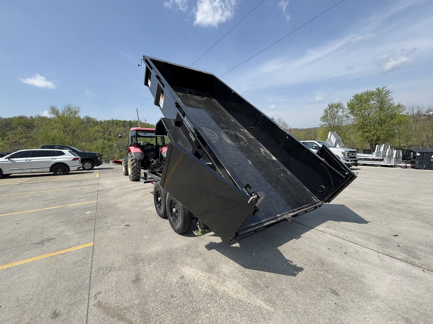 New 2025 Doolittle Trailers MD 82"X16' Dump Trailer w/ Wireless Remote - 14,000# GVWR