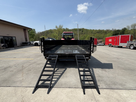 New 2025 Doolittle Trailers MD 82"X16' Dump Trailer w/ Wireless Remote - 14,000# GVWR