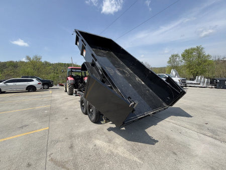 New 2025 Doolittle Trailers MD 82"X16' Dump Trailer w/ Wireless Remote - 14,000# GVWR
