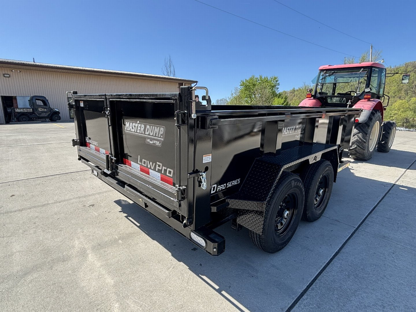 New 2026 Doolittle Trailers MD 82"X12' Dump Trailer w/ Wireless Remote - 14,000# GVWR
