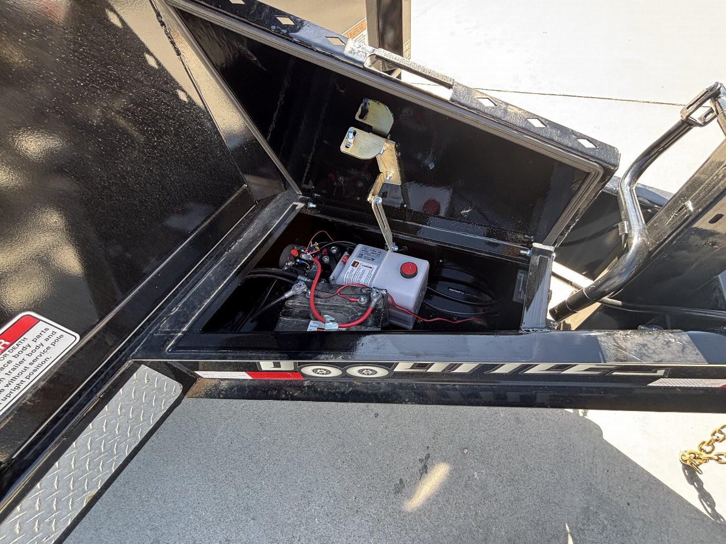 New 2026 Doolittle Trailers MD 82"X12' Dump Trailer w/ Wireless Remote - 14,000# GVWR