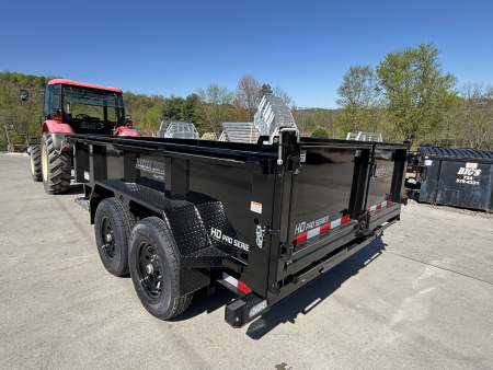 New 2026 Doolittle Trailers MD 82"X12' Dump Trailer w/ Wireless Remote - 14,000# GVWR