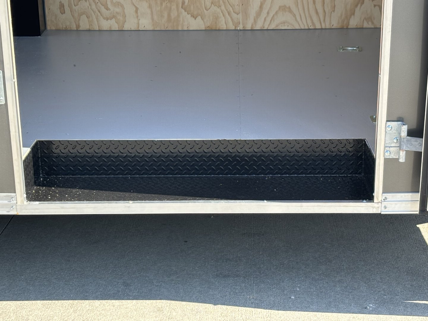 New 2025 Car Mate Trailers 8X 16 Custom Car Enclosed Trailer - Charcoal Gray W/ Ramp Door - 9990# GVWR