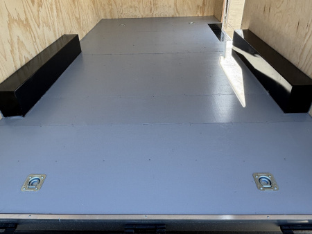 New 2025 Car Mate Trailers 8X 16 Custom Car Enclosed Trailer - Charcoal Gray W/ Ramp Door - 9990# GVWR