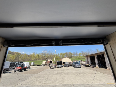 New 2025 Car Mate Trailers 8X 16 Custom Car Enclosed Trailer - Charcoal Gray W/ Ramp Door - 9990# GVWR