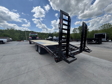 New 2026 Quality Trailers 25' Deckover (20'+5' Pop Up Dovetail) - Pro Series - Pintle - Tandem Dual - 25,000# GVWR