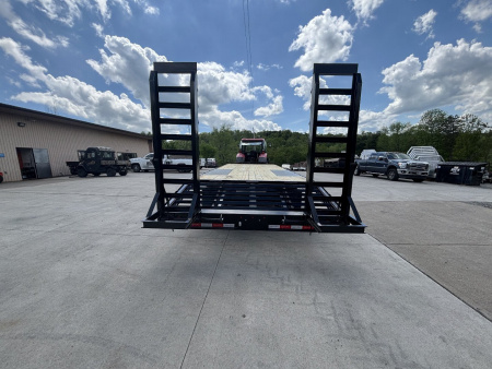 New 2026 Quality Trailers 25' Deckover (20'+5' Pop Up Dovetail) - Pro Series - Pintle - Tandem Dual - 25,000# GVWR
