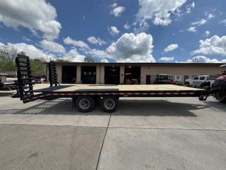 New 2026 Quality Trailers 25' Deckover (20'+5' Pop Up Dovetail) - Pro Series - Pintle - Tandem Dual - 25,000# GVWR