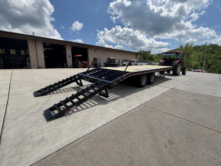 New 2026 Quality Trailers 25' Deckover (20'+5' Pop Up Dovetail) - Pro Series - Pintle - Tandem Dual - 25,000# GVWR