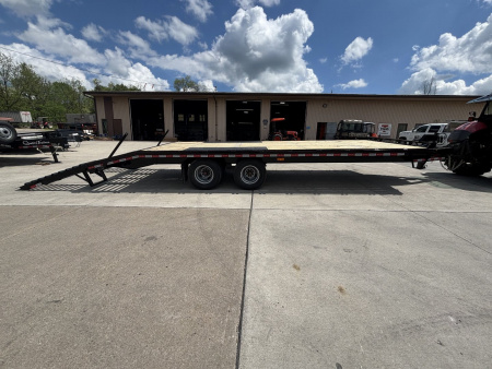 New 2026 Quality Trailers 25' Deckover (20'+5' Pop Up Dovetail) - Pro Series - Pintle - Tandem Dual - 25,000# GVWR