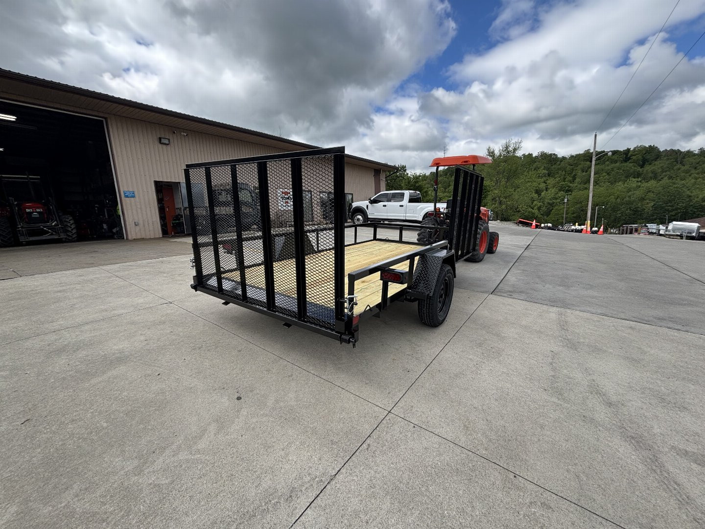 New 2025 Premier Trailers 76"X12' Utility Trailer W/ Side Load Ramp - 2995# GVWR