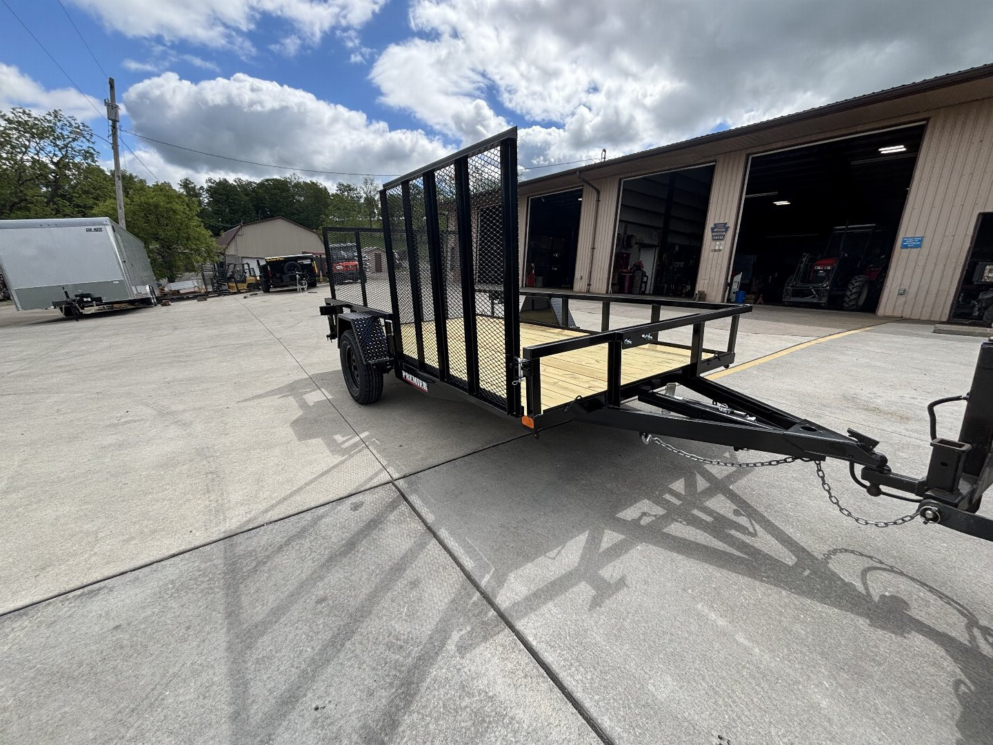 New 2025 Premier Trailers 76"X12' Utility Trailer W/ Side Load Ramp - 2995# GVWR