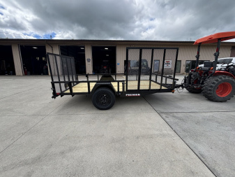 New 2025 Premier Trailers 76 X12' Utility Trailer W/ Side Load Ramp - 2995# GVWR