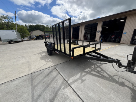 New 2025 Premier Trailers 76"X12' Utility Trailer W/ Side Load Ramp - 2995# GVWR