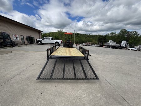 New 2025 Premier Trailers 76"X12' Utility Trailer W/ Side Load Ramp - 2995# GVWR