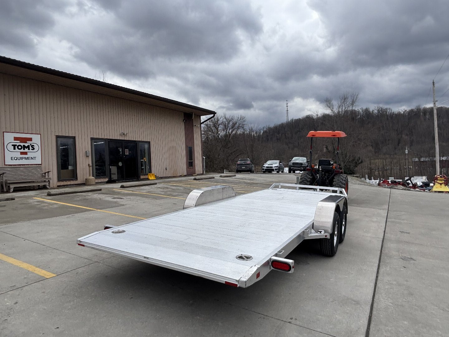 New 2026 Aluma Trailers 8218 Tilt Car Hauler Trailer - 7000# GVWR