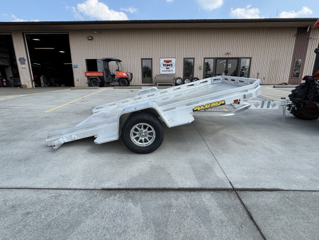 New 2026 Aluma Trailers 7712H-TILT Aluminum Utility Trailer - 2990# GVWR