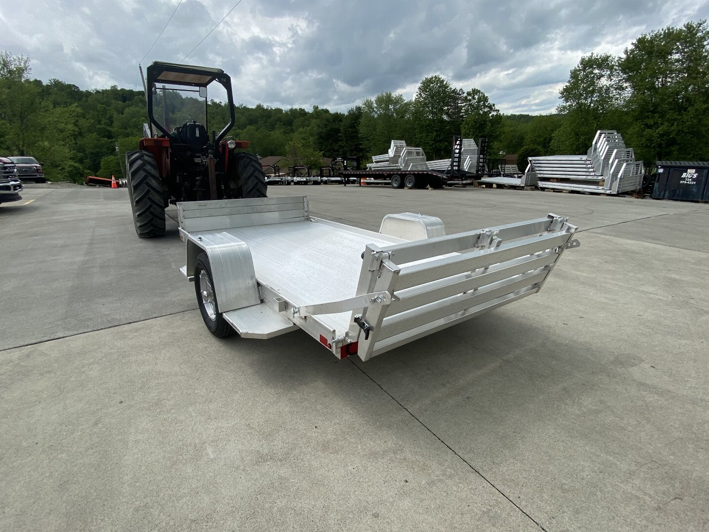 New 2026 Aluma Trailers 6310S-BT Utility Trailer w/ Bi-Fold Gate - 2000# GVWR