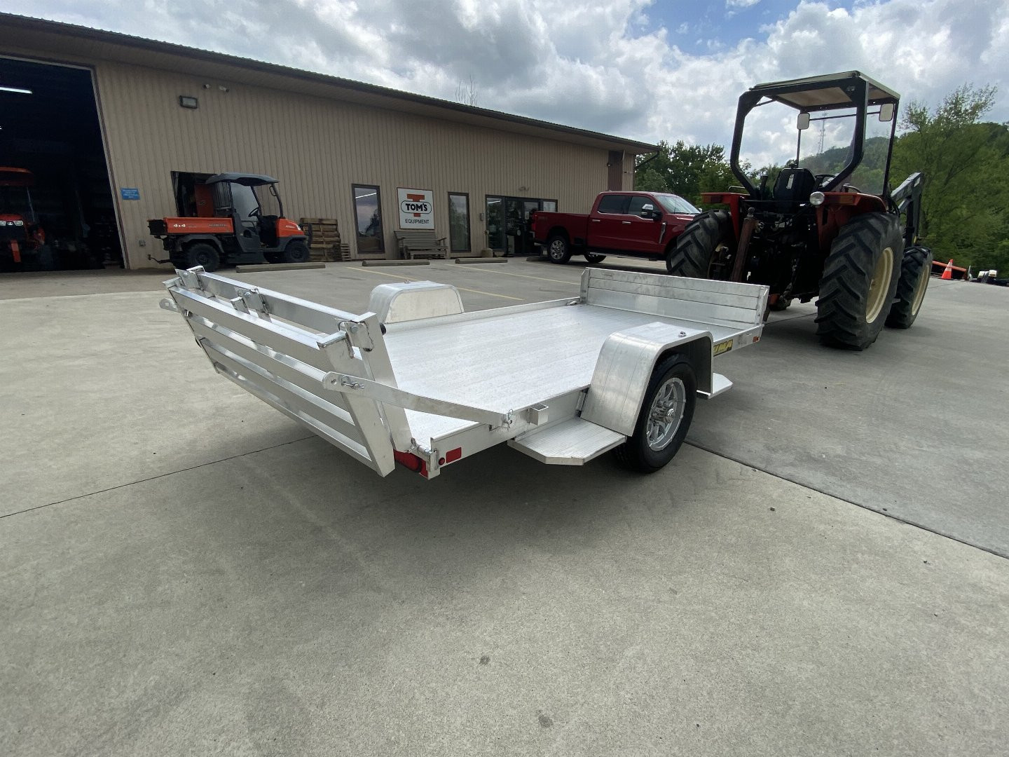 New 2026 Aluma Trailers 6310S-BT Utility Trailer w/ Bi-Fold Gate - 2000# GVWR