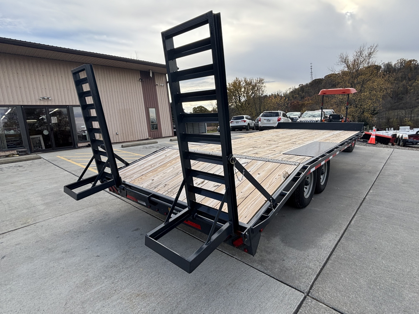 New 2025 Belmont Trailers 102"X20' Deckover HD Trailer - Charcoal Gray - 14,000# GVWR