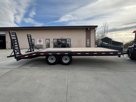 New 2025 Belmont Trailers 102 X20' Deckover HD Trailer - Charcoal Gray - 14,000# GVWR
