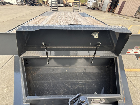 New 2025 Belmont Trailers 102"X20' Deckover HD Trailer - Charcoal Gray - 14,000# GVWR