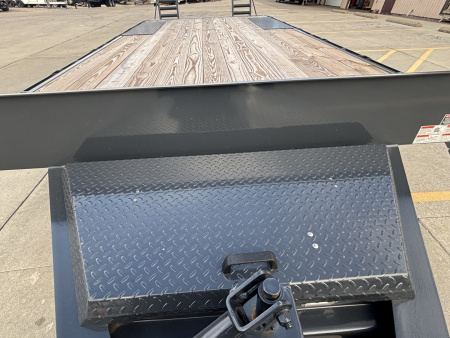 New 2025 Belmont Trailers 102"X20' Deckover HD Trailer - Charcoal Gray - 14,000# GVWR