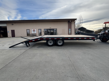 New 2025 Belmont Trailers 102"X20' Deckover HD Trailer - Charcoal Gray - 14,000# GVWR