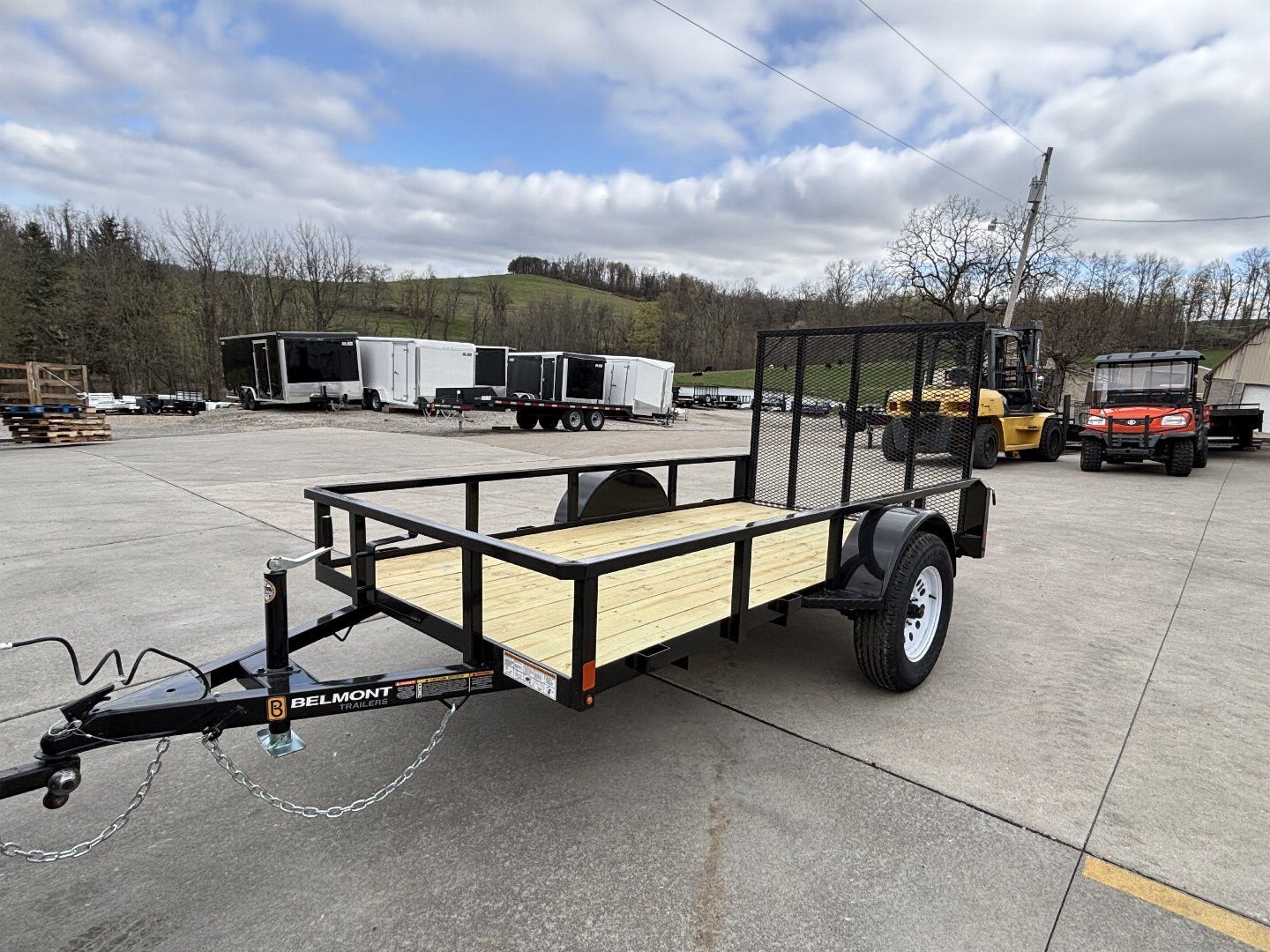 New 2025 Belmont Trailers 5'X 10' Utility Trailer - Black - 2999# GVWR