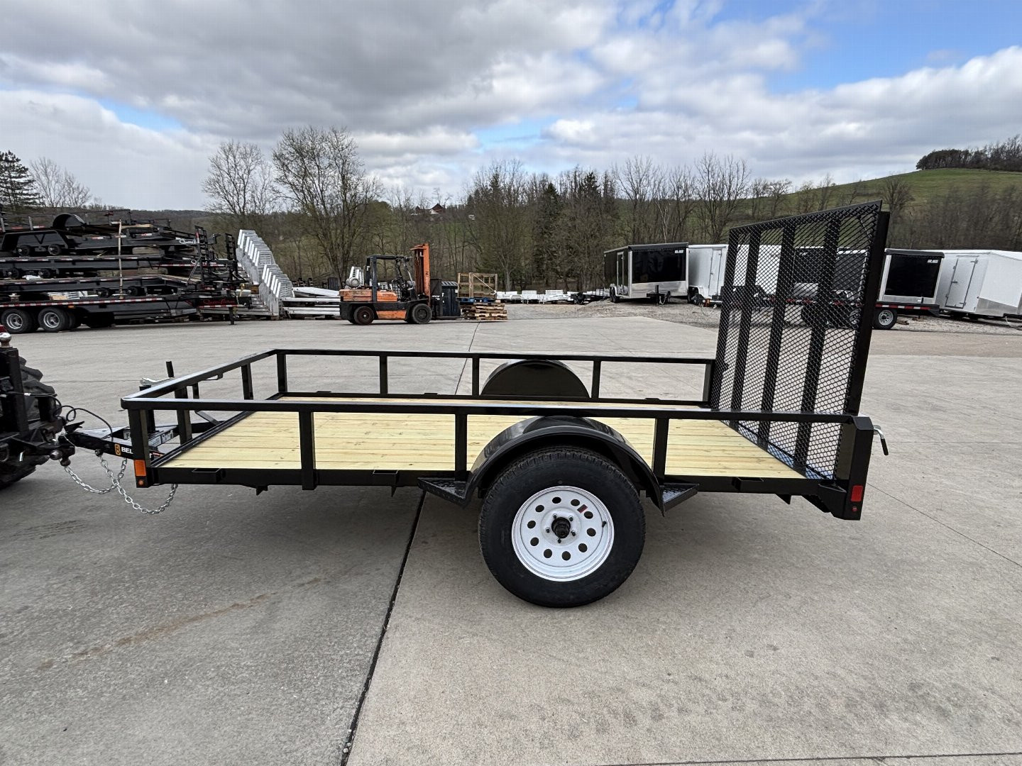 New 2025 Belmont Trailers 5'X 10' Utility Trailer - Black - 2999# GVWR
