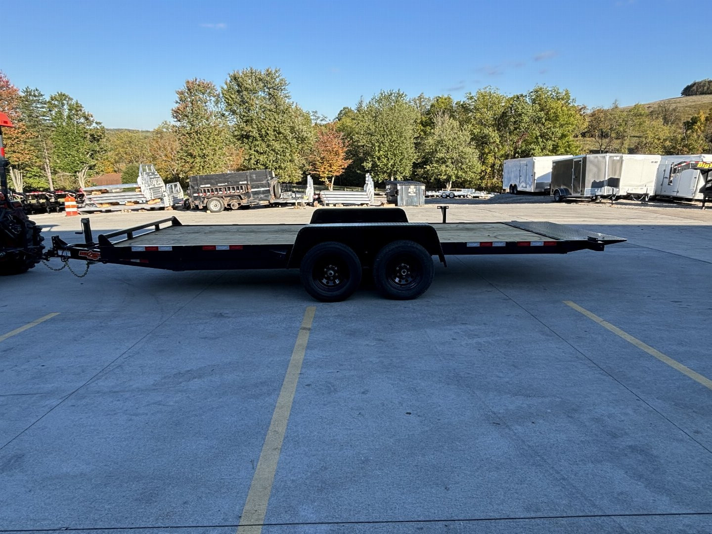 New 2025 Down 2 Earth Trailers 82"X20' Gravity Tilt Car Hauler - 9990# GVWR