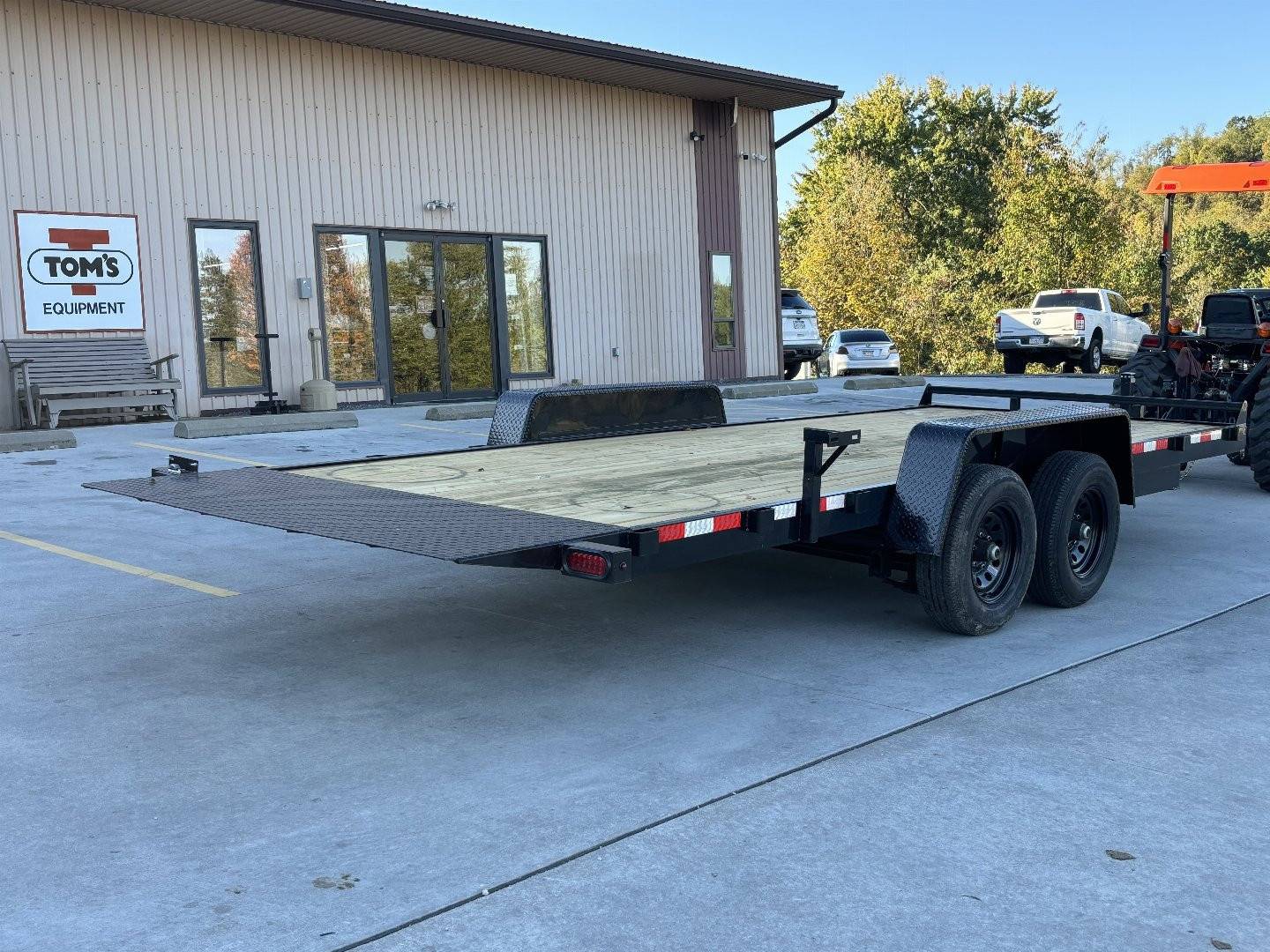 New 2025 Down 2 Earth Trailers 82"X20' Gravity Tilt Car Hauler - 9990# GVWR
