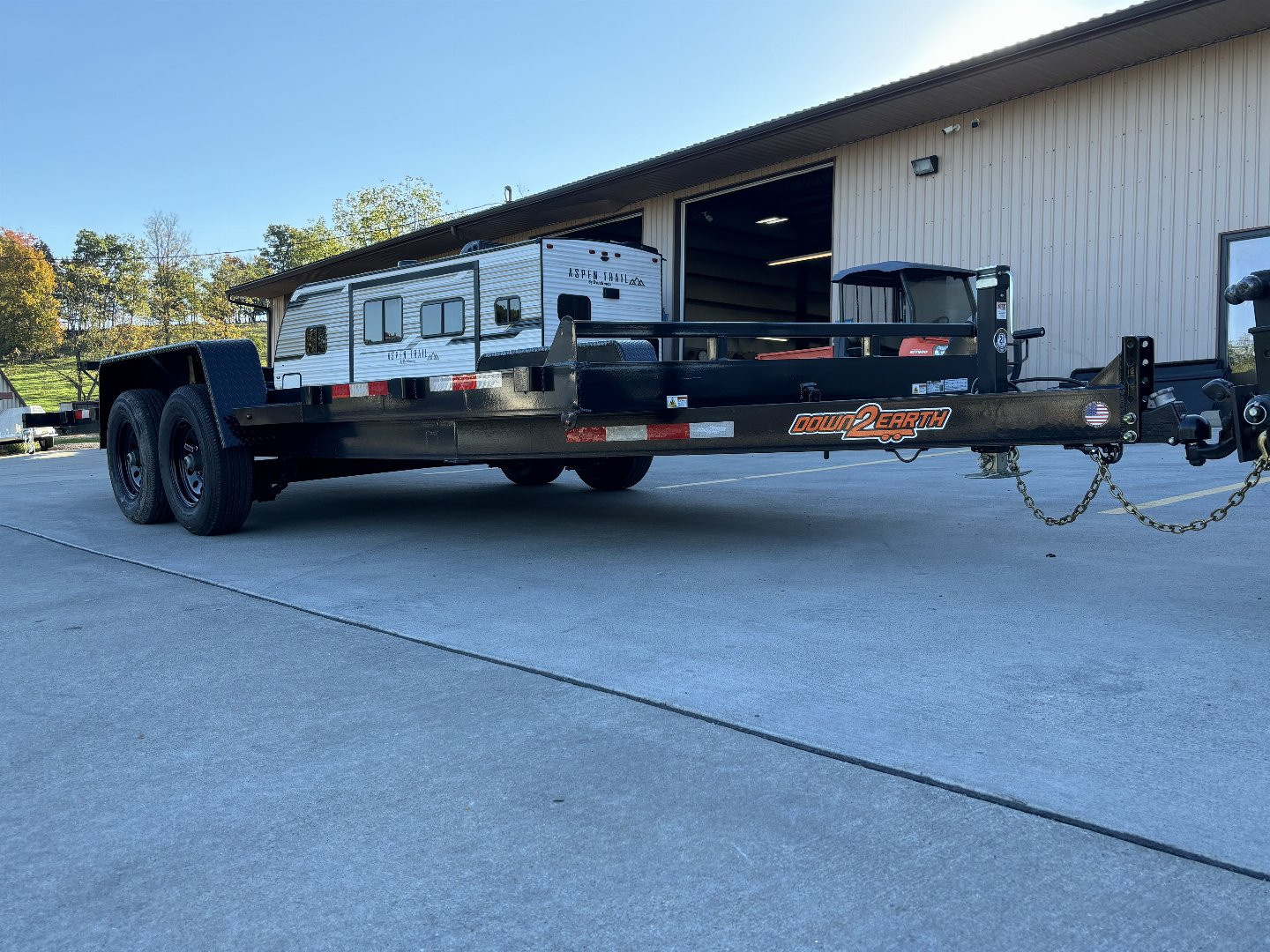 New 2025 Down 2 Earth Trailers 82"X20' Gravity Tilt Car Hauler - 9990# GVWR