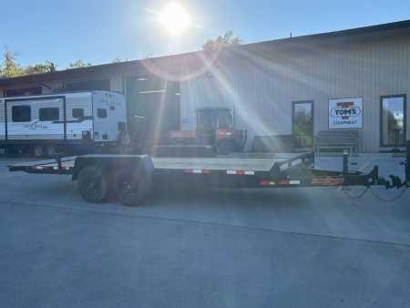 New 2025 Down 2 Earth Trailers 82"X20' Gravity Tilt Car Hauler - 9990# GVWR