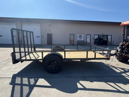 New 2026 Belmont Trailers 76 X 12' Utility Trailer - (Charcoal Gray) - 2999# GVWR
