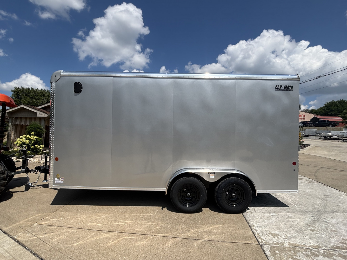 New 2026 Car Mate Trailers 7.5x16 Custom Cargo HD Enclosed Trailer - 12" Extra Height - w/ Ramp - 7000# GVWR