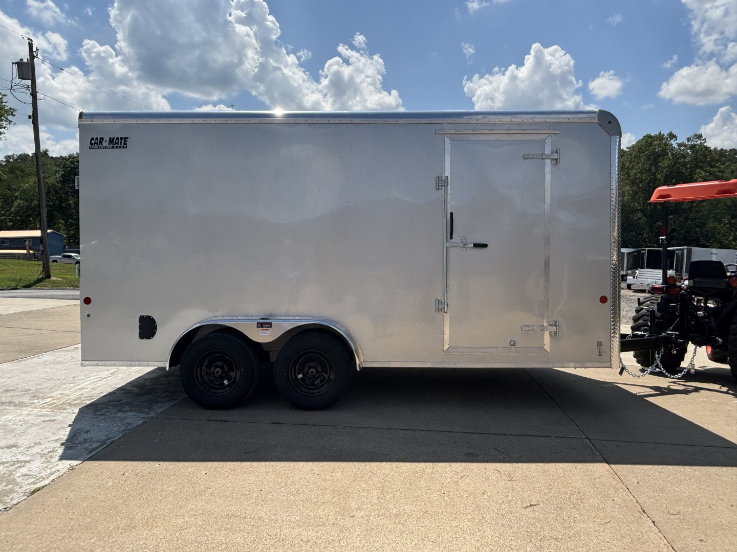 New 2026 Car Mate Trailers 7.5x16 Custom Cargo HD Enclosed Trailer - 12" Extra Height - w/ Ramp - 7000# GVWR