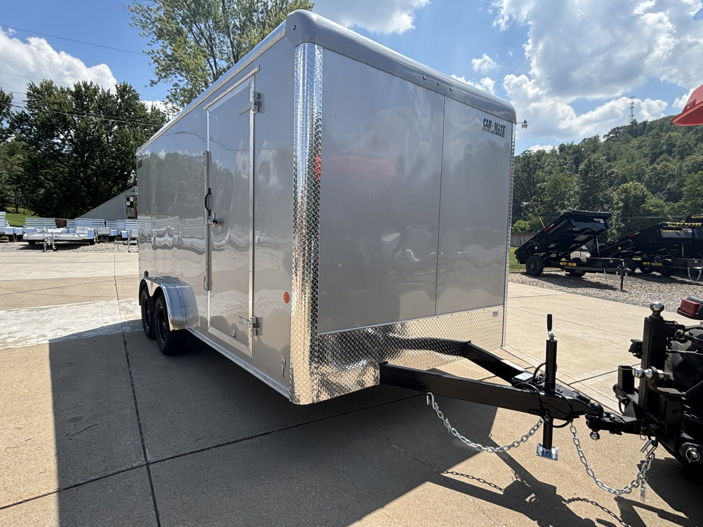 New 2026 Car Mate Trailers 7.5x16 Custom Cargo HD Enclosed Trailer - 12" Extra Height - w/ Ramp - 7000# GVWR