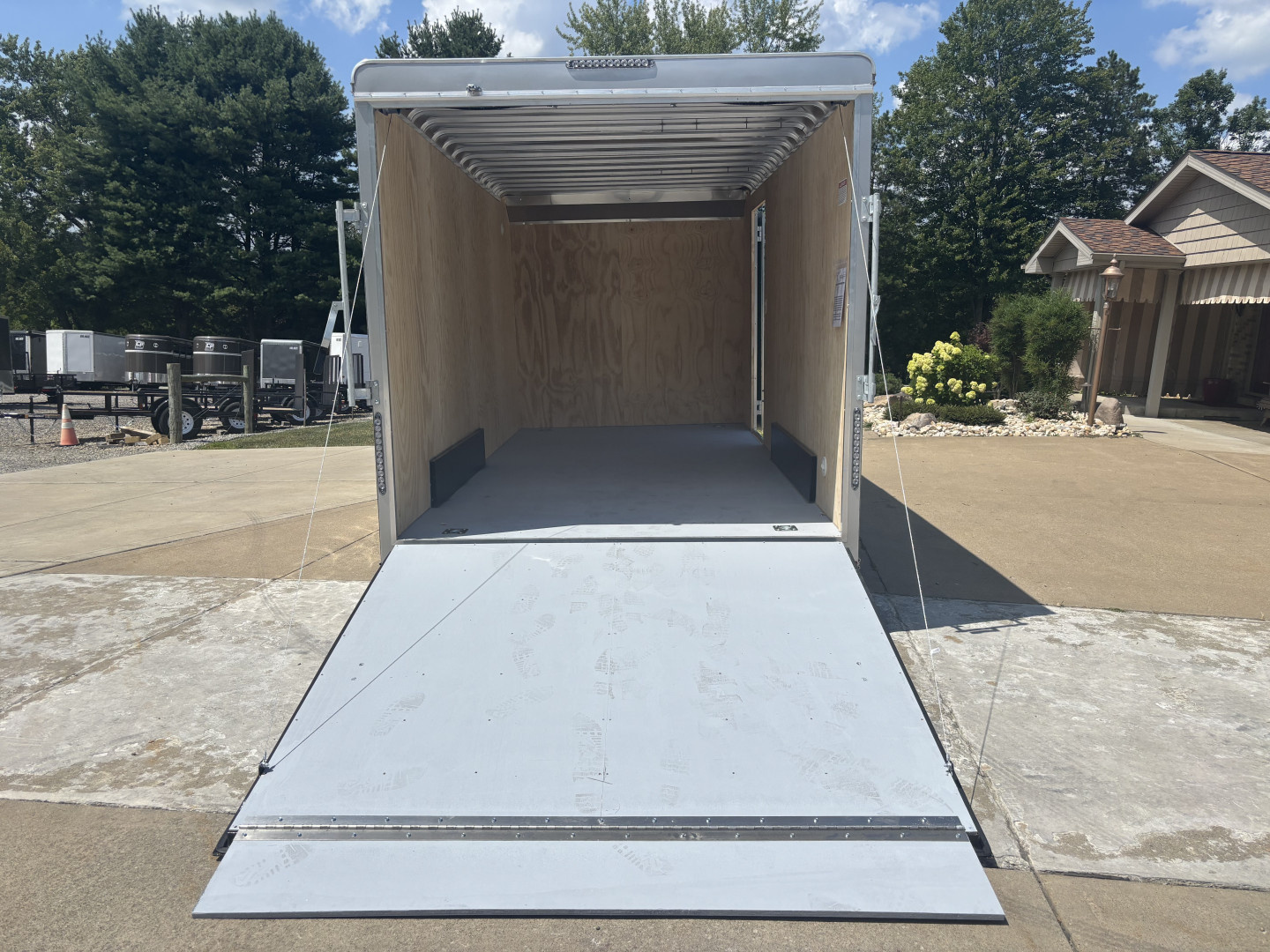 New 2026 Car Mate Trailers 7.5x16 Custom Cargo HD Enclosed Trailer - 12" Extra Height - w/ Ramp - 7000# GVWR