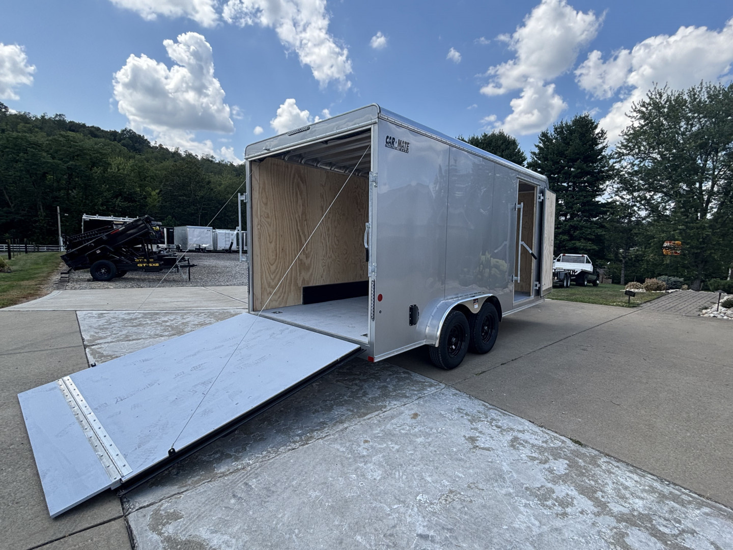 New 2026 Car Mate Trailers 7.5x16 Custom Cargo HD Enclosed Trailer - 12" Extra Height - w/ Ramp - 7000# GVWR