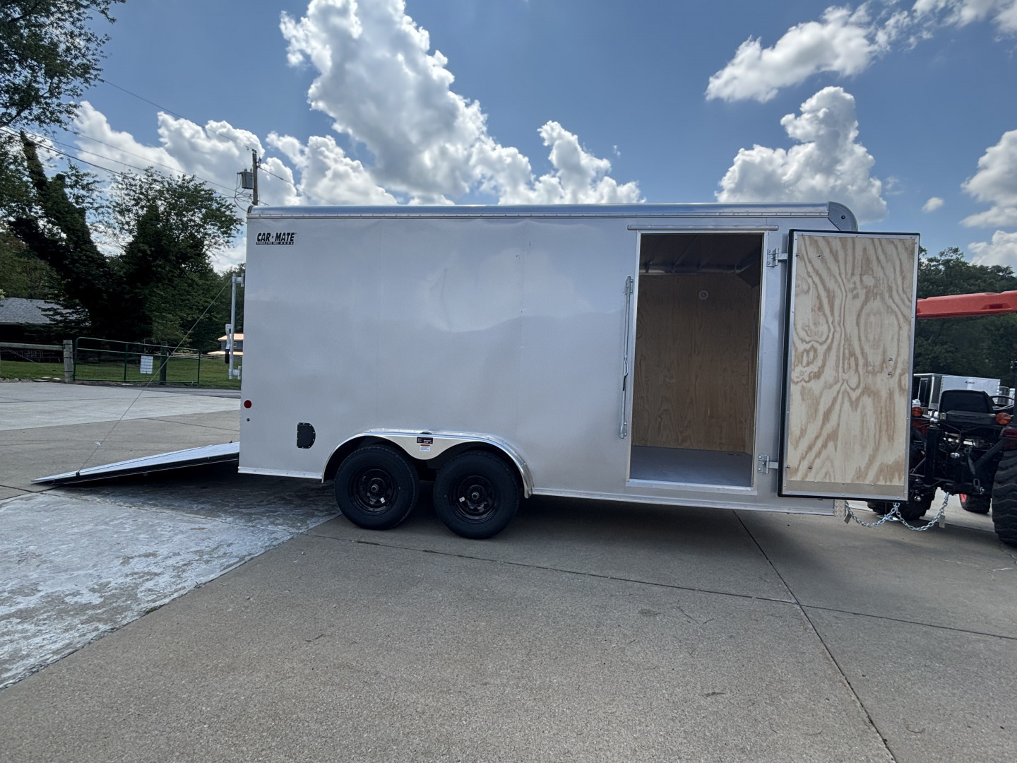 New 2026 Car Mate Trailers 7.5x16 Custom Cargo HD Enclosed Trailer - 12" Extra Height - w/ Ramp - 7000# GVWR