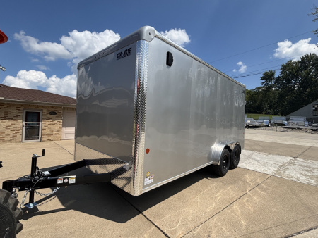 New 2026 Car Mate Trailers 7.5x16 Custom Cargo HD Enclosed Trailer - 12" Extra Height - w/ Ramp - 7000# GVWR