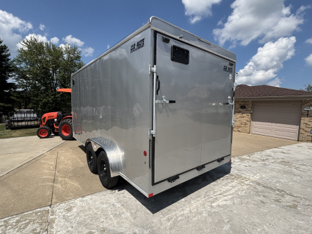 New 2026 Car Mate Trailers 7.5x16 Custom Cargo HD Enclosed Trailer - 12" Extra Height - w/ Ramp - 7000# GVWR