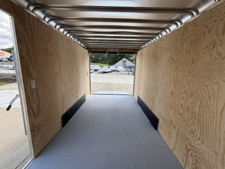 New 2026 Car Mate Trailers 7.5x16 Custom Cargo HD Enclosed Trailer - 12" Extra Height - w/ Ramp - 7000# GVWR