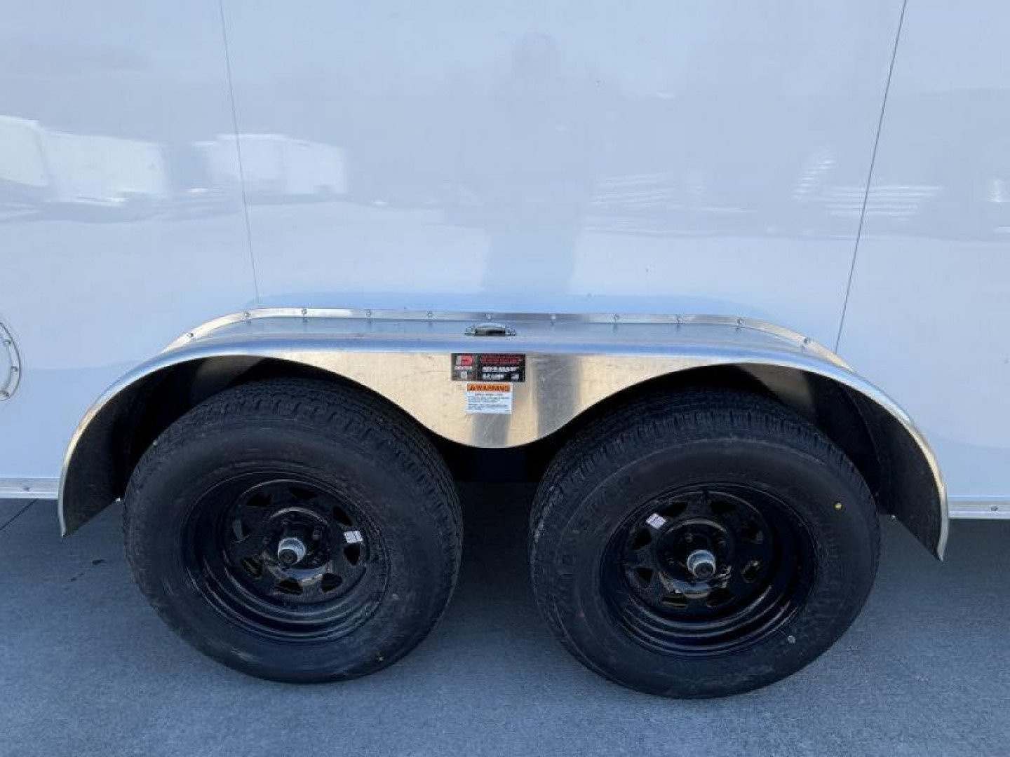 New 2025 Car Mate Trailers 7x16 Avalanche Enclosed Trailer (V-Nose) - White w/ Ramp - 12" Extra Height - 7000# GVWR