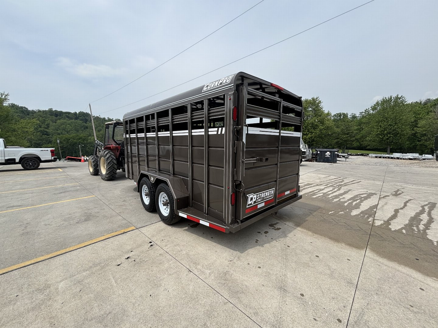7×18 Horse Livestock Trailer photo 7